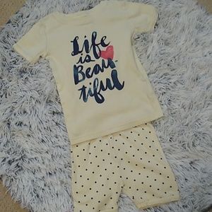 Girls 2 piece pajama set